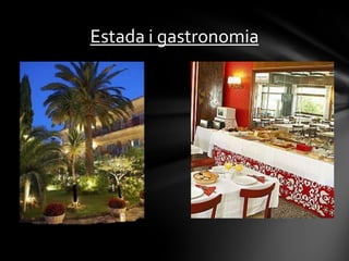 Estada i gastronomia
 