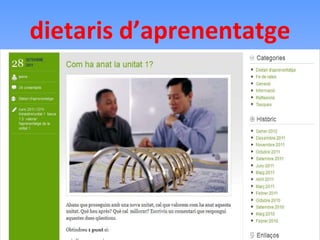 dietaris d’aprenentatge 