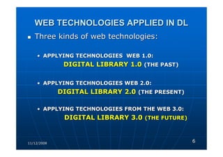 DIGITAL LIBRARIES