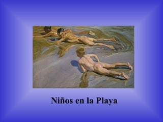 Niños en la Playa 