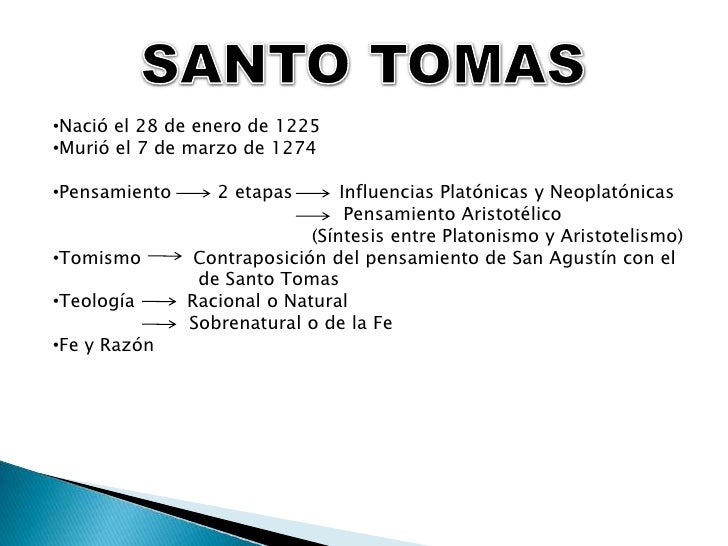 San Agustin y Santo Tomas