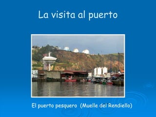 La visita al puertoEl puerto pesquero  (Muelle del Rendiello)