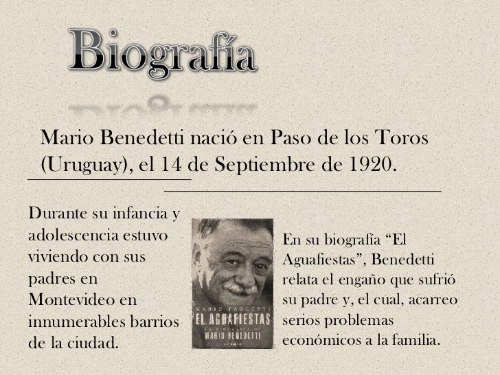 MARIO BENEDETTI