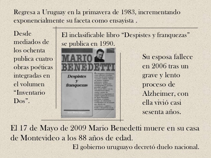 MARIO BENEDETTI