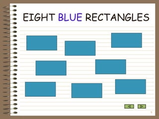 EIGHT  BLUE  RECTANGLES 