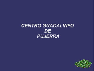 CENTRO GUADALINFO  DE  PUJERRA 