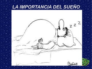 LA IMPORTANCIA DEL SUEÑO
 