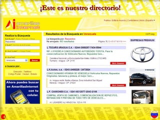 ¡Este es nuestro directorio!




4
 