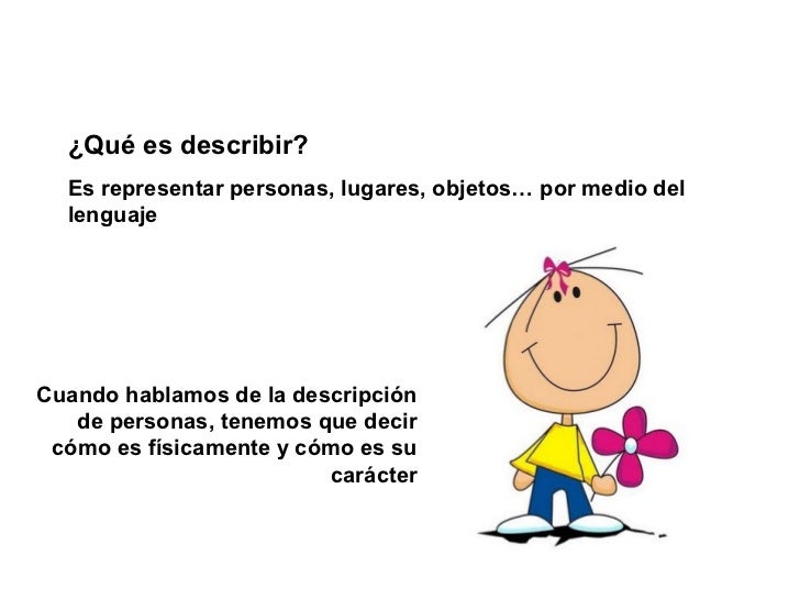 Descripción de personas