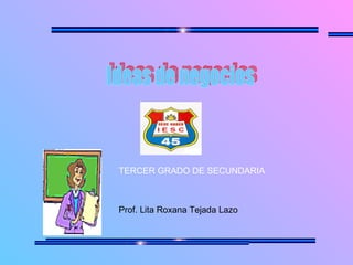 Ideas de negocios Prof. Lita Roxana Tejada Lazo TERCER GRADO DE SECUNDARIA 