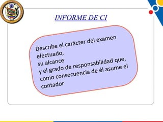INFORME DE CI

 
