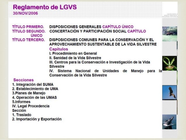 ley general de la vida silvestre