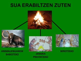 SUA ERABILTZEN ZUTEN 
ANIMALIENGANDIK BEROTZEKO 
BABESTEKO JANARIA 
PRESTATZEKO 
 