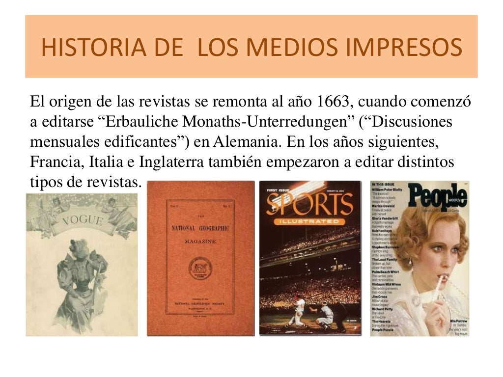 Influencia de los medios de comunicación impresos