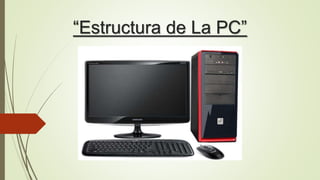 “Estructura de La PC”
 