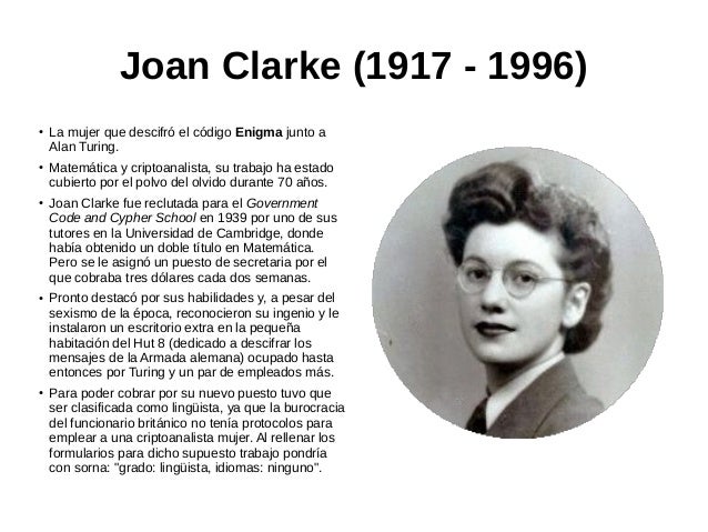 Resultado de imagen para joan clarke
