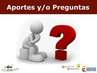 Aportes y/o Preguntas
 
