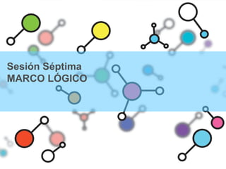 Sesión Séptima
MARCO LÓGICO
 