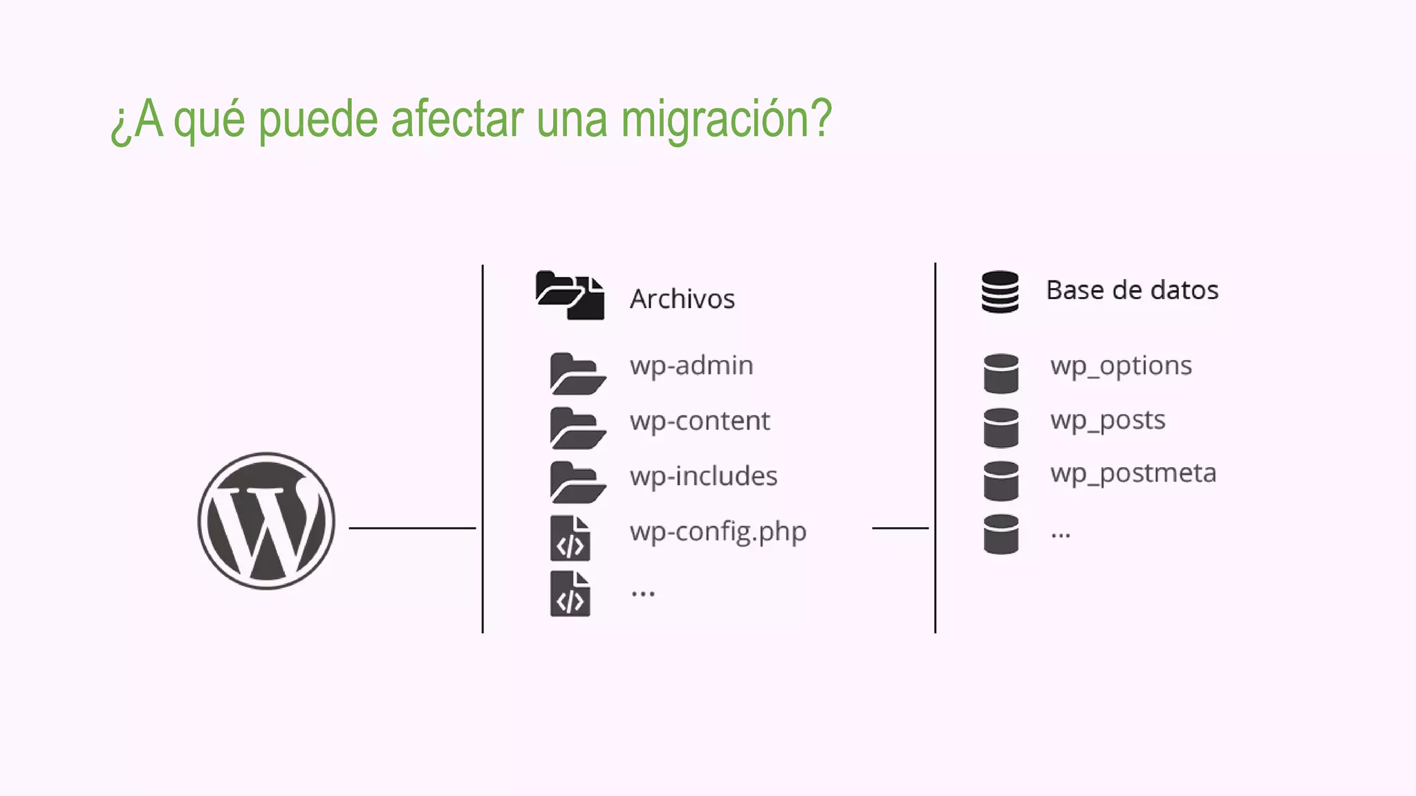 ¿A qué puede afectar una migración?
 