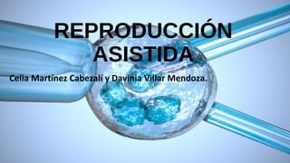 REPRODUCCIÓN
ASISTIDA
Celia Martínez Cabezalí y Davinia Villar Mendoza.
 