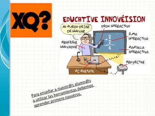 Para enseñar a nuestr@s alumn@s
a utilizar las herramientas debemos
aprender primero nosotros.
 