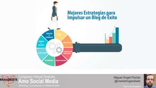 Miguel Ángel Florido
@marketingandweb#AmoSM2016
Congreso Virtual Gratuito
Amo Social Media
Marketing y Comunicación en Redes Sociales
 
