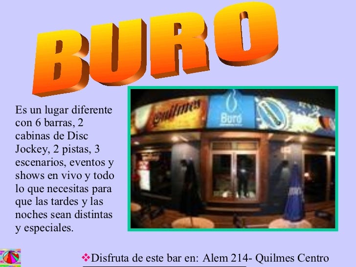 Presentación Bares y Restaurantes