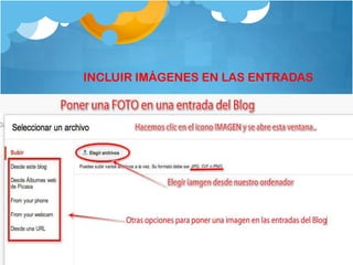 INCLUIR IMÁGENES EN LAS ENTRADAS
 