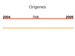 Orígenes

2004    Dok.      2009
 