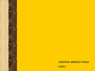 Cristina Jiménez Feria CFGS1 