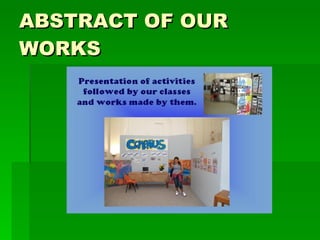 ABSTRACT OF OUR WORKS 