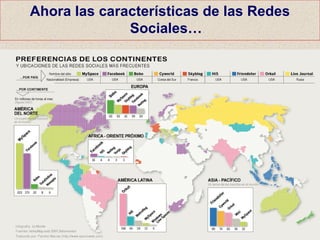 Ahora las características de las Redes Sociales… 
