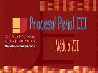 Procesal Penal III Módulo VII 