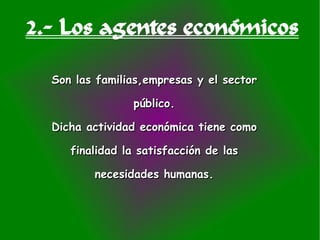 PresentacióN EconomíA Tema 2