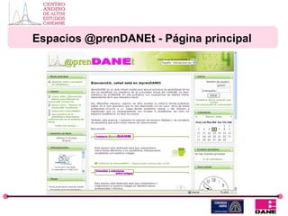Espacios @prenDANEt - Página principal 