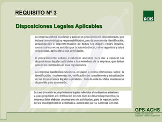 Disposiciones Legales Aplicables
REQUISITO Nº 3
 