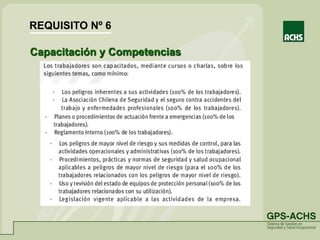 Capacitación y Competencias
REQUISITO Nº 6
 