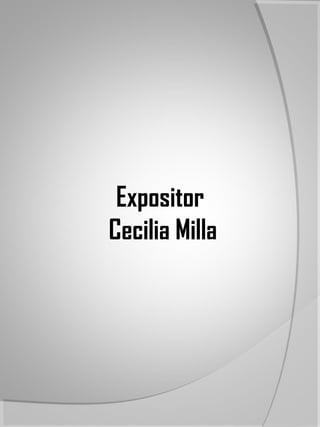 Expositor
Cecilia Milla
 