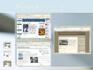 Bitácoras  (en castellano) A Partir de la Música de Cámara 