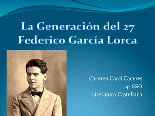 Carmen	
  Carci	
  Caceres	
  
4º	
  ESO	
  
Literatura	
  Castellana	
  
 