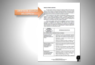 OBJETO DE ESTUDIO
DEL ESPACIO
246
 