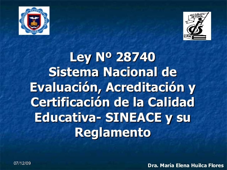 ley 28740