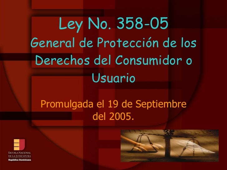ENJ300 Presentación Ley No. 35805 General de Protección de los Dere…