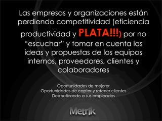 Presentación Metrik La Plata Argentina