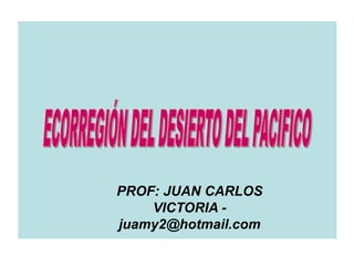 PROF: JUAN CARLOS
VICTORIA -
juamy2@hotmail.com
 