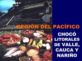 CHOCÓ  LITORALES DE  VALLE, CAUCA Y NARIÑO REGIÓN DEL PACÍFICO 