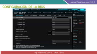 Ing. De Sistemas Ciclo V - UNDC - 2016
Manual Placa Base Asus Z170-A
 