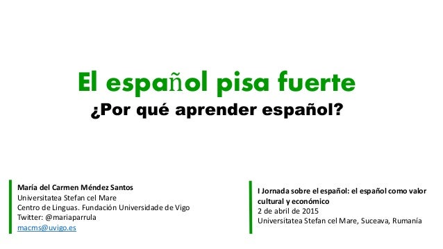 presentación el español pisa
