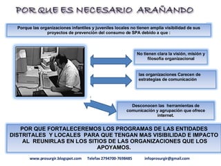 PresentaciÓN Proyecto AraÑAndo (2003)