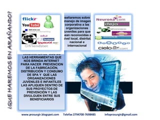 PresentaciÓN Proyecto AraÑAndo (2003)